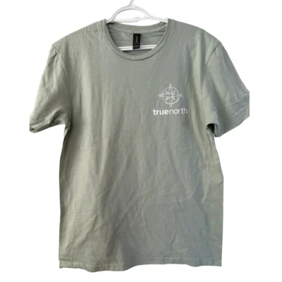 Sage Crewneck Shirt, White Logo